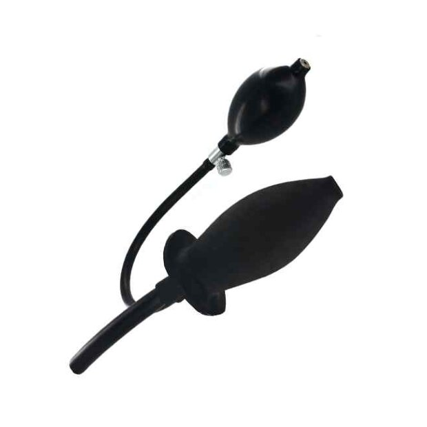 CleanStream Inflatable Enema Plug Black