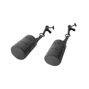 Coated Metal Tingling Nipple Clamp With Weight Cylinder