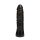 Doc Johnson CodeBlack Thin Dong The Naturals Vac-U-Lock Dildo Schwarz 18 cm