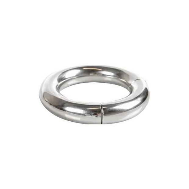Stainless Steel Magnetic Donut Cock Ring 55 mm.