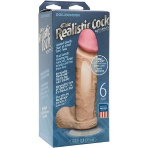 Doc Johnson The Realistic Cock UR3 Dildo Beige 18 cm