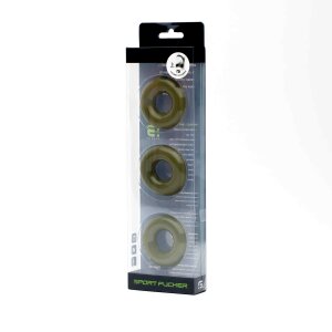 Sport Fucker Chubby Rubber Cockring 3er-Pack Penisringe...
