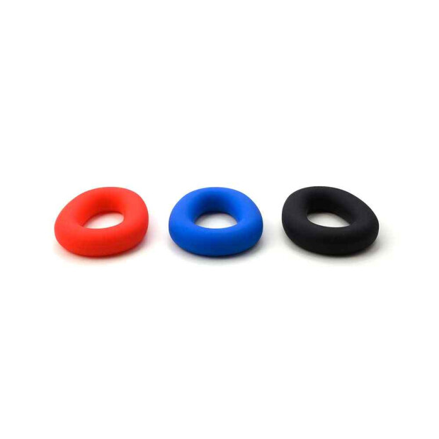 Liquid Silicone Hero Ring Blue