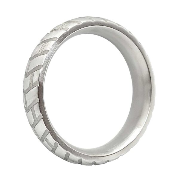 Stainless Steel Tire DoNut Cockring - Jumbo - 40 mm