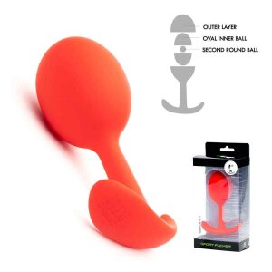 Sport Fucker Thunder Plug Groß Analplug Rot ⌀ 5,7 cm