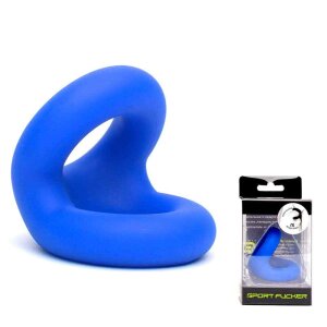 Liquid Silicone Rugby Ring Blue