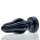 Oxballs - Airhole Large Finned Buttplug - Black 6,88 cm