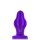Oxballs Airhole Medium Finned Buttplug - Eggplant