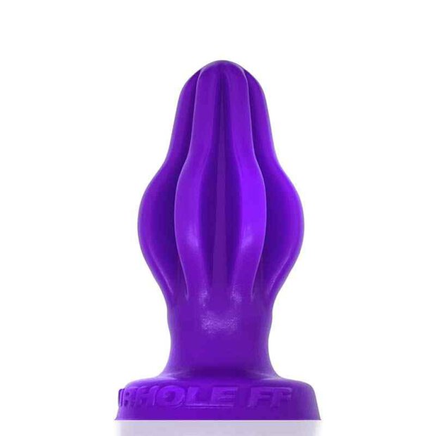 Oxballs Airhole Large Finned Buttplug - Eggplant