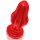 Oxballs Airhole FF Finned Buttplug - Red 8,5 cm
