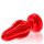 Oxballs Airhole FF Finned Buttplug - Red