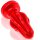 Oxballs Airhole FF Finned Buttplug - Red 8,5 cm