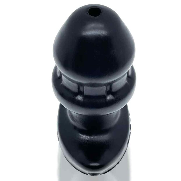 Oxballs Drain-O Flow-Thru Buttplug Small Tunnelplug Schwarz ⌀ 5,8 cm