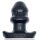 Oxballs Drain-O Flow-Thru Buttplug Small Tunnelplug Schwarz ⌀ 5,8 cm