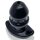Oxballs Drain-O Flow-Thru Buttplug Small Tunnelplug Schwarz ⌀ 5,8 cm