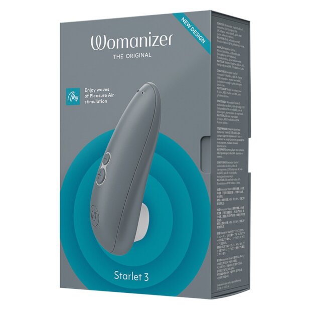 Womanizer Starlet 3 Druckwellenstimulator Grau 11,7 cm