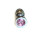 Kiotos Steel Jewel Buttplug Large Pink Analplug Silber ⌀ 3,7 cm