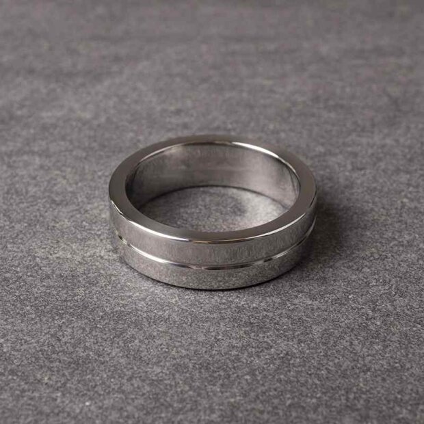 Steel Extra Thick Cockring 15 mm wide 55 mm