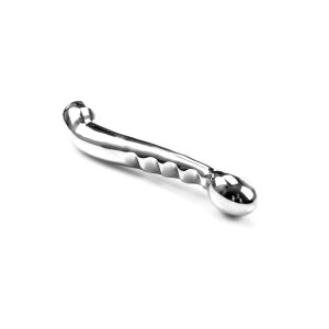 Kiotos Steel Elegant Metalldildo Silber 17,5 cm