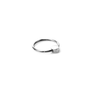 Kiotos Steel Glans Ring Eichelring Silber ⌀ 3,2 cm