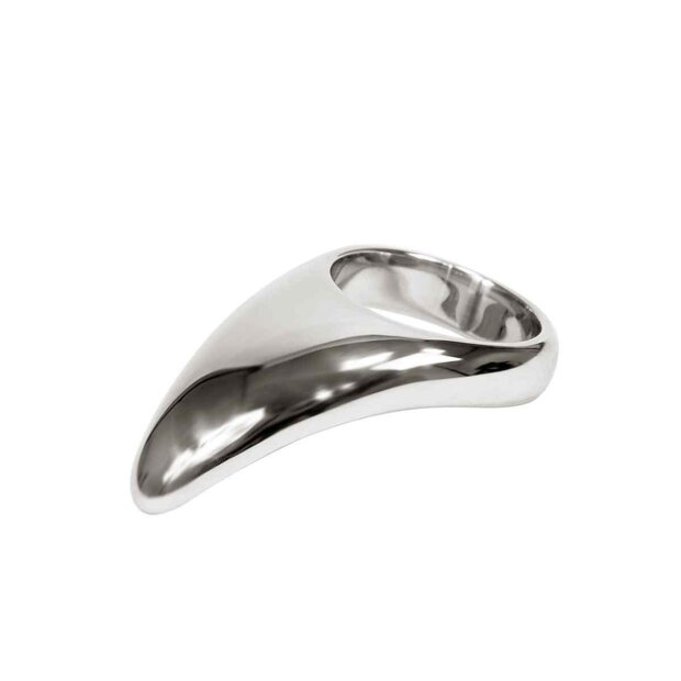 Kiotos Steel Teardrop Cockring Metallring Silber ⌀ 4,5 cm