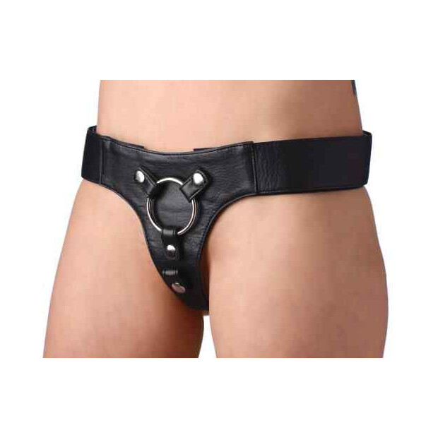 XR Brands Strap U Domina Wide Band Strap-On Schwarz Taille 150 cm