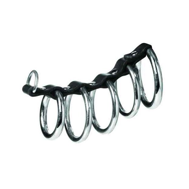 Strict 5 Ring Chastity Device