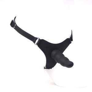 Kiotos Strap-On Paris Dildo Schwarz 12 cm ⌀ 4 cm