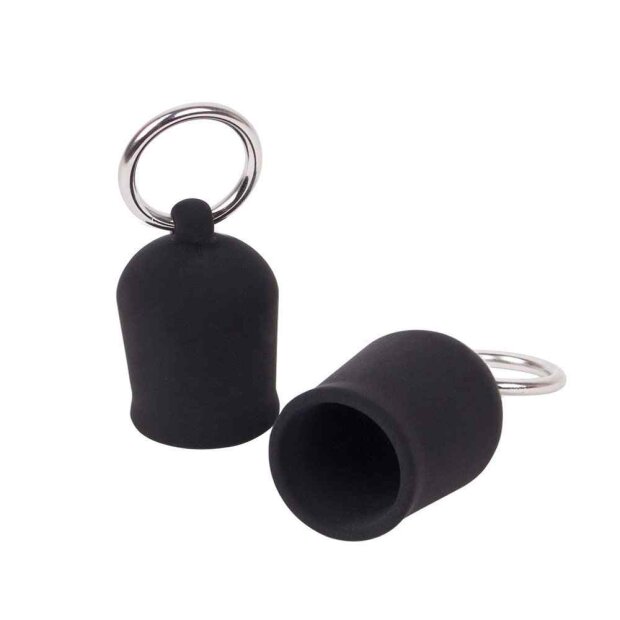 Kiotos Silicone Leech Suckers Large Brust- und Nippelpumpen Schwarz ⌀ 2 cm