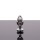 Kiotos Steel Jewel Buttplug Small Black Analplug Silber ⌀ 2,5 cm