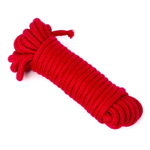 Deluxe Bondage Rope 10 M Red