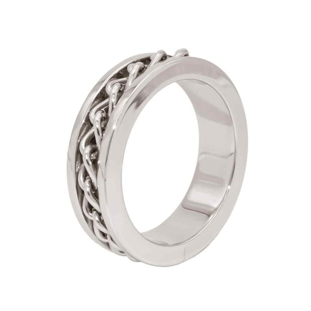 Kiotos Steel Chain Link Cockring Silber ⌀ 4,5 cm