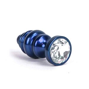 Aluminum Alloy Anal Plug 1 Blue