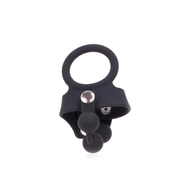 Kiotos Silicone Ball Spreader Penisring Schwarz ⌀ 4 cm