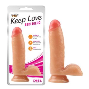 Chisa Novelties Suction Dildo Bedi Beige 17 cm
