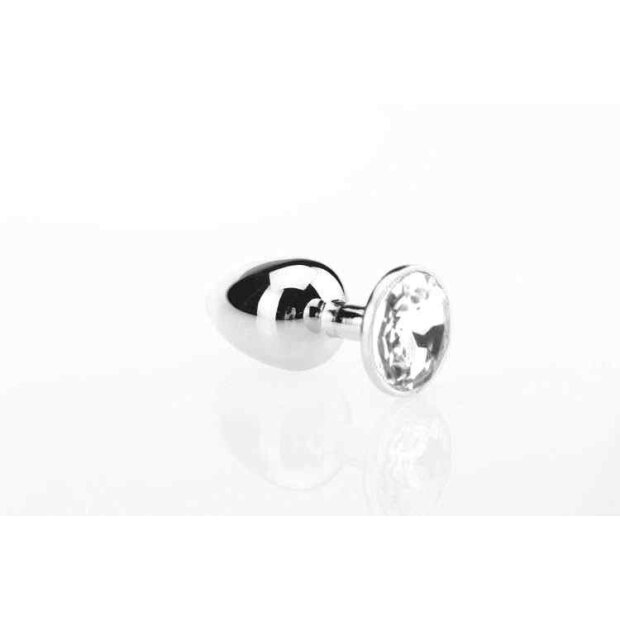 Perfect Lover Butt Plug Aluminium Small Analplug Silber ⌀ 2,5 cm