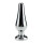 Perfect Lover Butt Plug Aluminium Small Analplug Silber ⌀ 3 cm