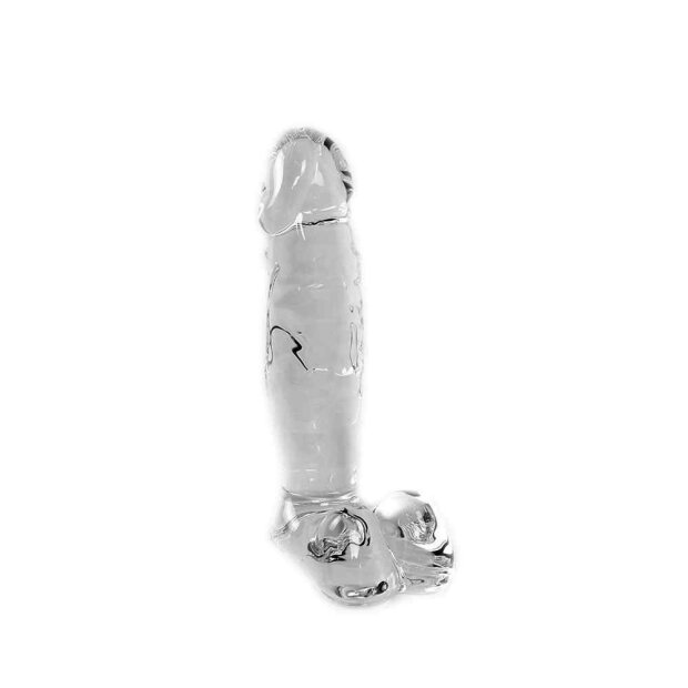 Glass Dildo Clear Penis Thin