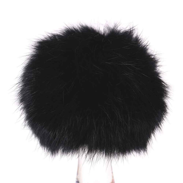 Glass Buttplug Black Tickler