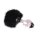 Glass Buttplug Black Tickler