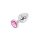 Buttplug Aluminium Pink Medium