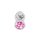 Buttplug Aluminium Pink Medium