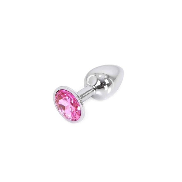 Perfect Lover Buttplug Aluminium Pink Small Analplug Pink ⌀ 3 cm