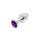 Perfect Lover Buttplug Aluminium Medium Analplug Lila ⌀ 3,5 cm