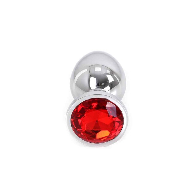 Buttplug Aluminium Red Large
