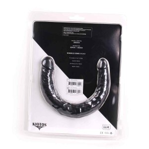 Kiotos COX 025 Black Doppeldildo Schwarz 30 cm ø 3cm