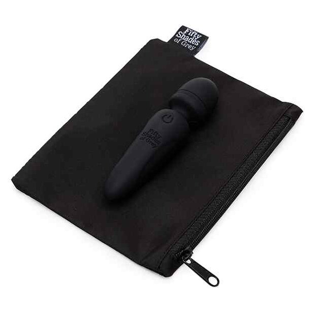 Fifty Shades of Grey Sensation Mini Wand Massager Schwarz