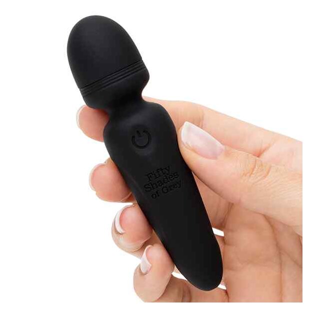 Fifty Shades of Grey Sensation Mini Wand Massager Schwarz