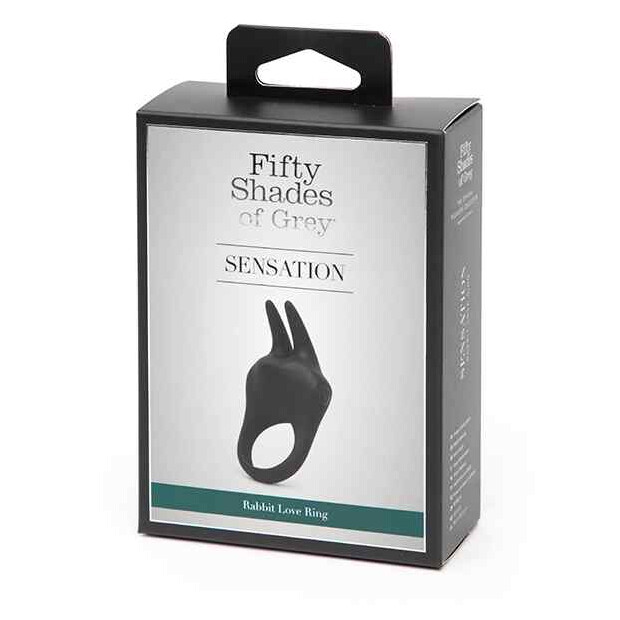 Fifty Shades of Grey Sensation Vibrating Rabbit Love Ring