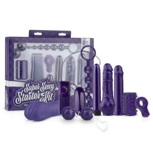 LoveBoxxx Super Sexy Starter Kit Sextoy Set Lila 8 Teilig
